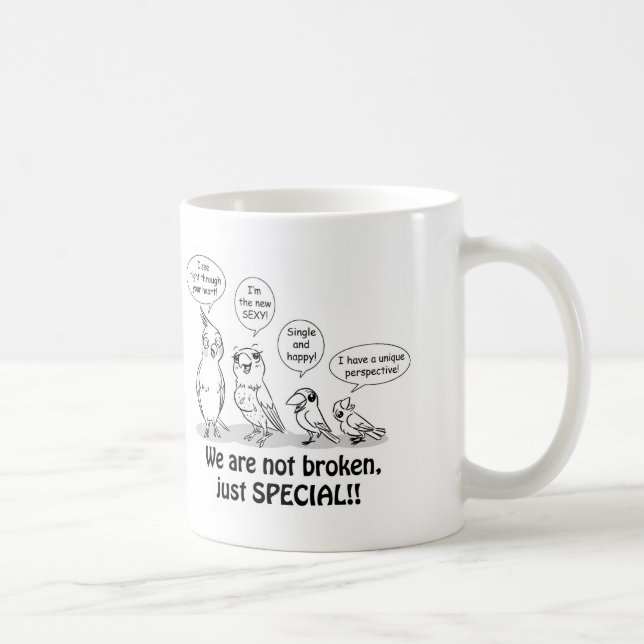 Special need birds coffee mug (Right)