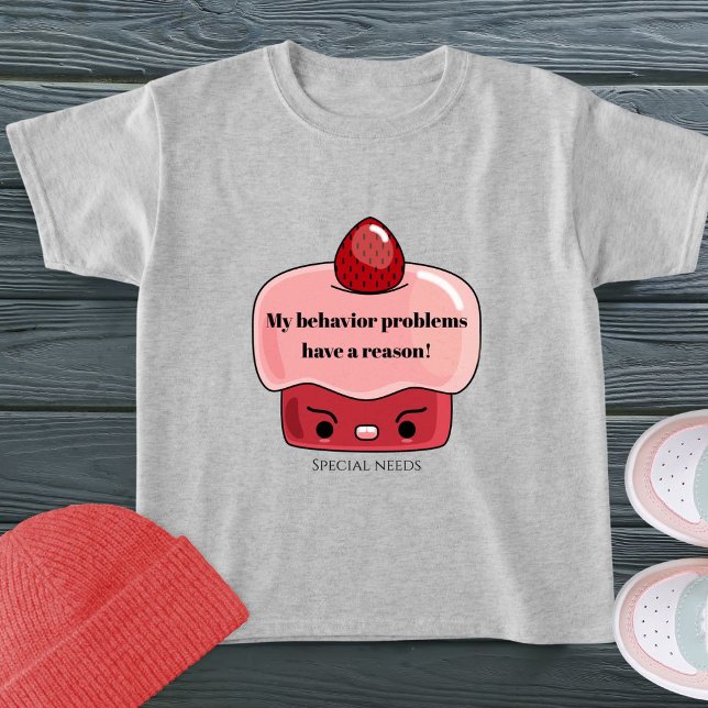 Special needs behavior problems frustrated cupcake T-Shirt (Creator Uploaded)