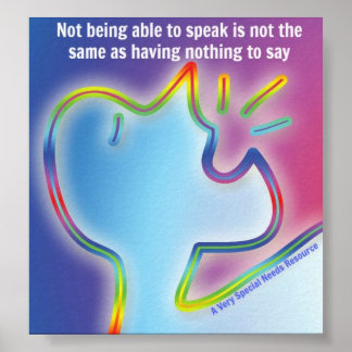 Special Needs Have Something to Say Poster