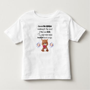 Special Needs Kids Inspirational  Heart Songs Toddler T-shirt by hkimbrell at Zazzle