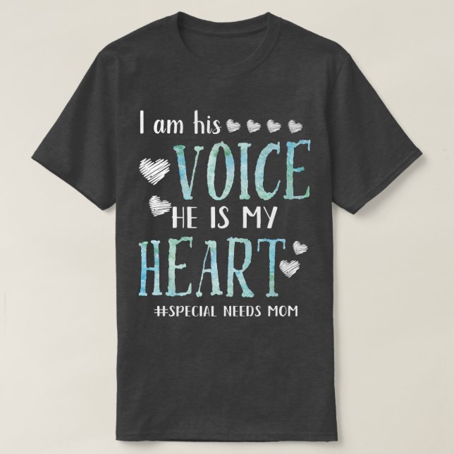 Special Needs Mom Apparel Autism Awareness ADHD Pr T-Shirt (Design Front)