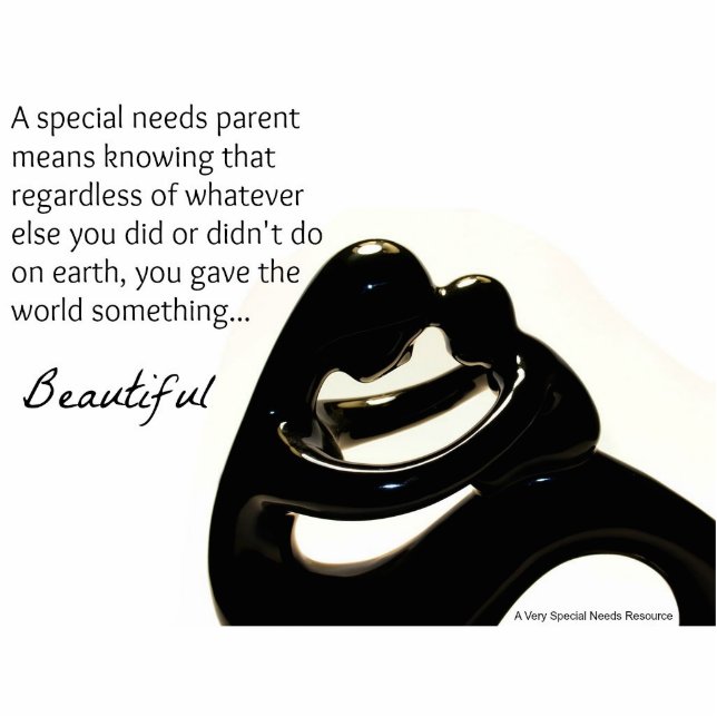 Special Needs Parent Sculpture (Front)