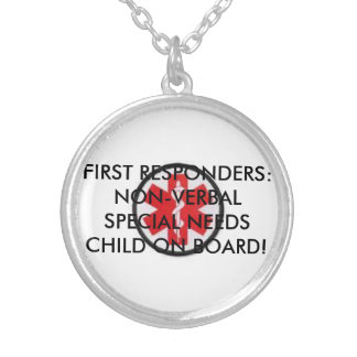 SPECIAL NEEDS PERSON ON BOARD NECKLACE