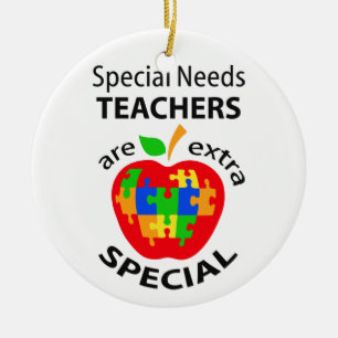 Special Needs Teachers Ceramic Ornament