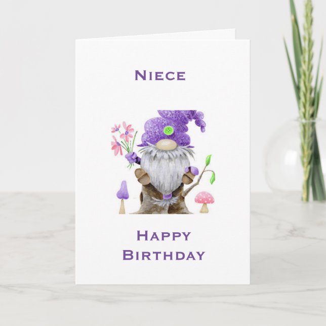 SPECIAL *NIECE* BIRTHDAY CARD (Front)