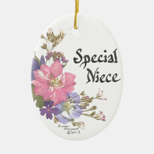 Special Niece Ceramic Ornament
