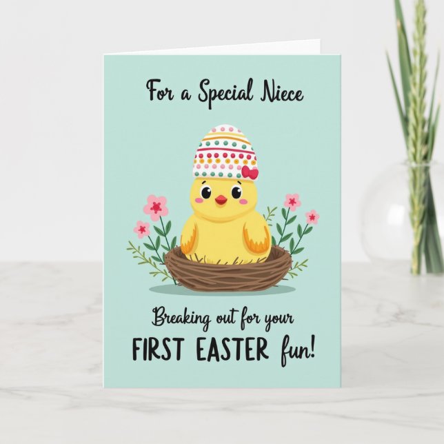 Special Niece Easter Fun Card (Front)