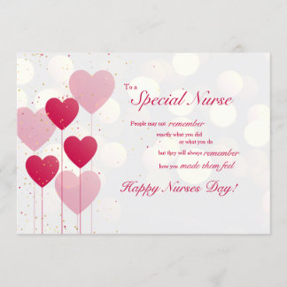 Special Nurse Appreciation Card