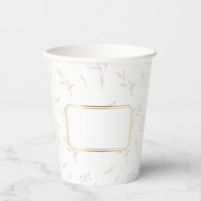 Special Occasion Customisable Paper cups (Front)