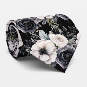 Special Occasion Floral Neck Tie   Modern & Formal