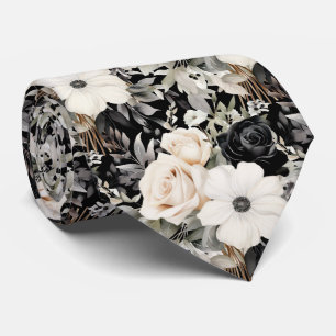 Special Occasion Floral Neck Tie Modern & Formal