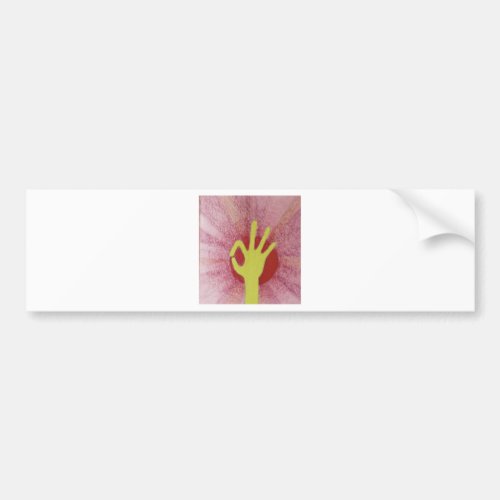 Special occasion nice lovely excellent hand signal bumper sticker