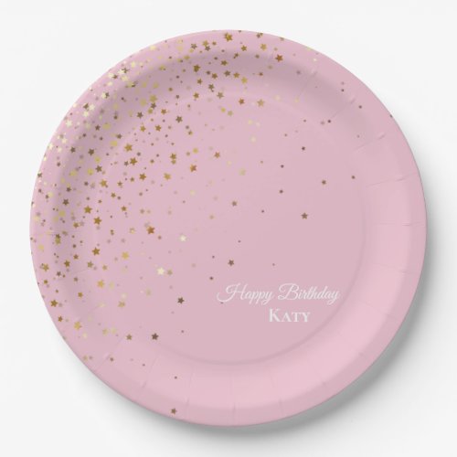 Special Occasion Personalized Petite Stars Paper Plates