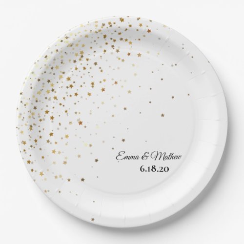 Special Occasion Personalized Petite Stars Paper Plates