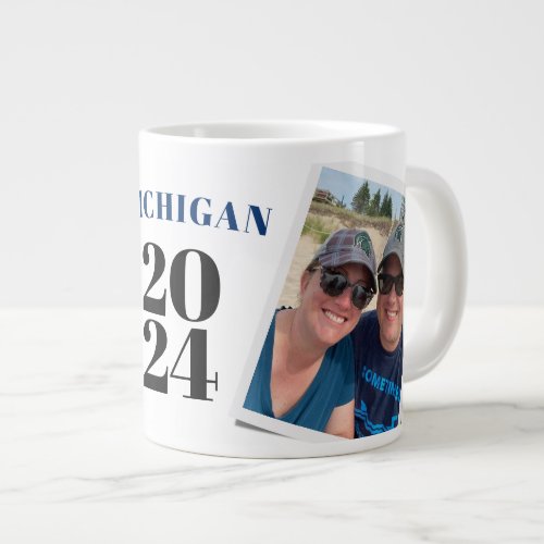 Special Occasion Vacation Family Reunion Photo Giant Coffee Mug
