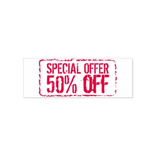Special offer 50 Off Self_inking rubber stamp