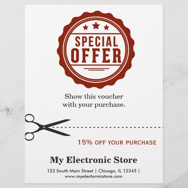 Special Offer Flyer (Front)