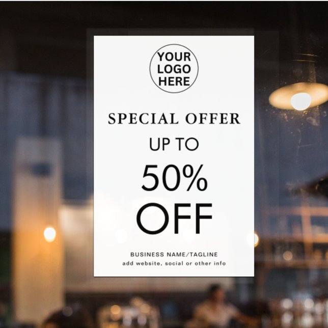  Special Offer l Black & White Final Sale Discount Poster (Creator Uploaded)