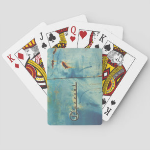 "Special" Old Rusty American Car Details Poker Cards