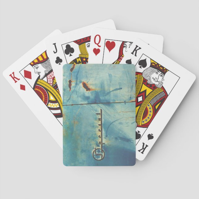 "Special" Old Rusty American Car Details Poker Cards (Back)