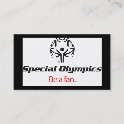 Special_Olympics Business Card