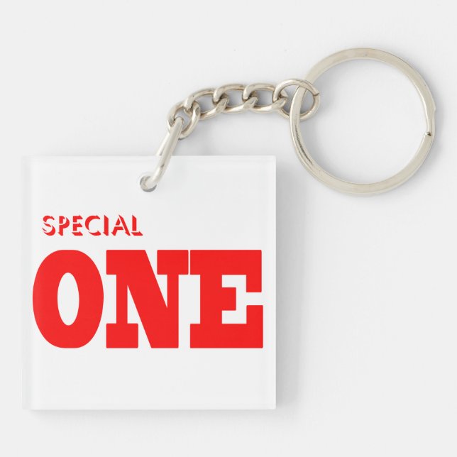 Special one keychain (Back)