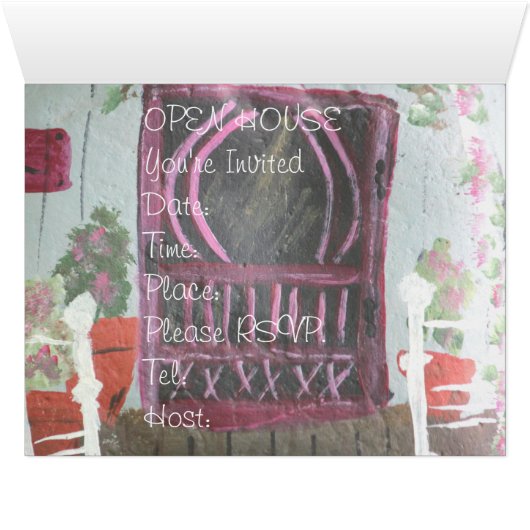 Special Open House Invitation (Inside Horizontal (Bottom))