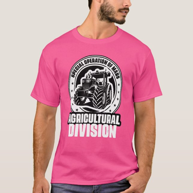 Special Operation  Agricultural Division Tractor T-Shirt (Front)