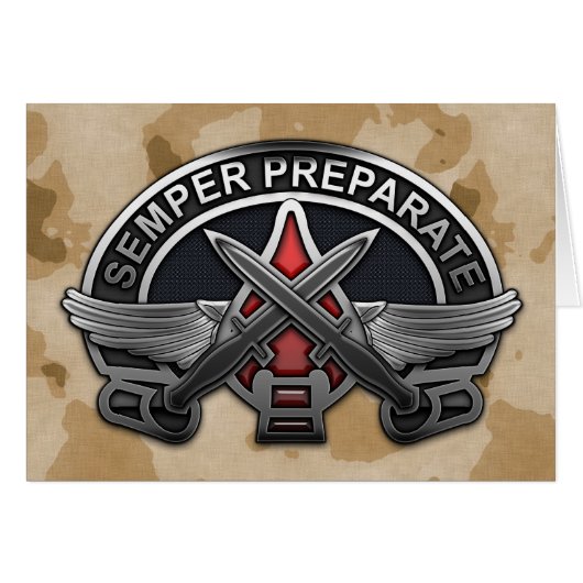 Special Operations Command DUI Cards (Front Horizontal)