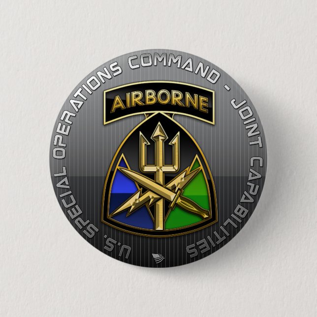 Special Operations Command – Joint Capabilities Button (Front)