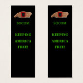 special operations command socom bookmarker (Front & Back)