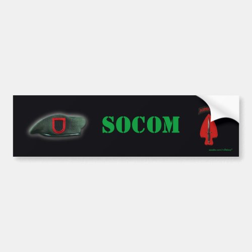 special operations command socom  Bumper Sticker