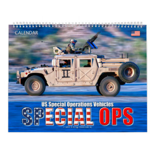 SPECIAL OPS - US Special Operations Vehicles Calendar
