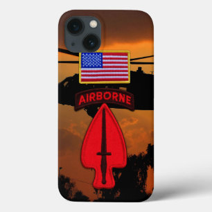 Special ops USASOC Veterans Vets Patch iPhone 13 Case