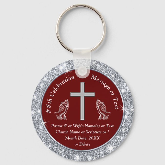 Special Order Church Anniversary Keychain, Doris Keychain (Front)