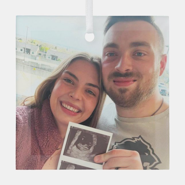 Special Order Dylan B Glass Ornament (Front)