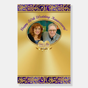Special Order for Carol, 50th Wedding Anniversary Foam Board