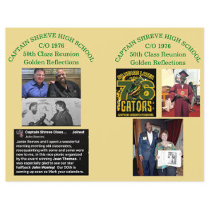 Special Order for Jean, 3rd 50th Class Reunion Flyer