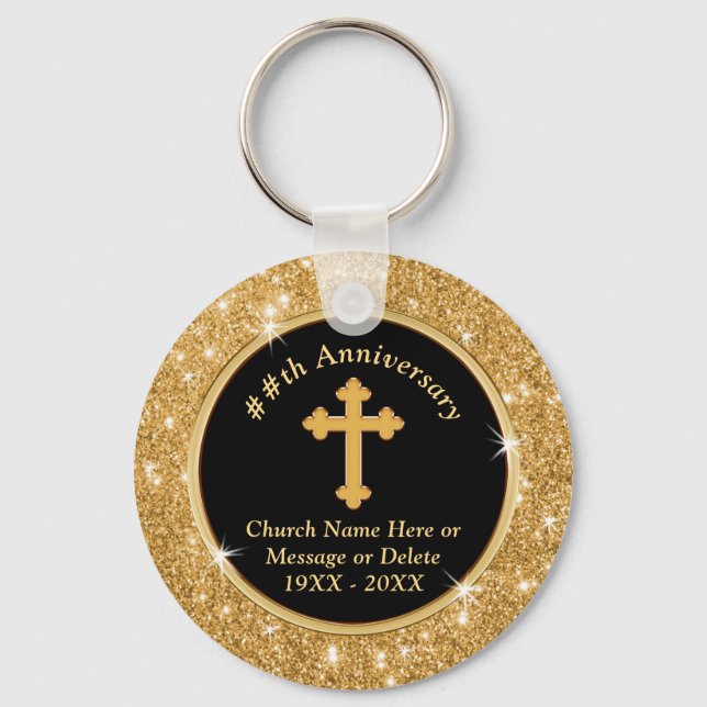 Special Order Orthodox Cross Souvenir Keychain (Front)