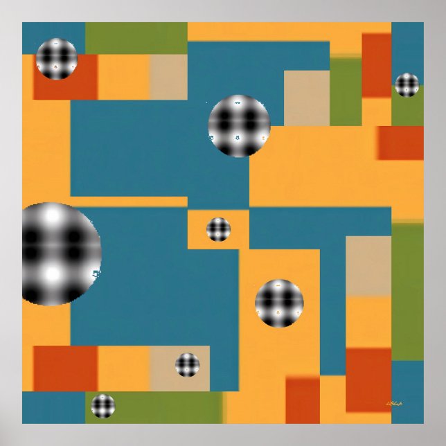 Special People - Ken Gage Abstract Art Poster (Front)