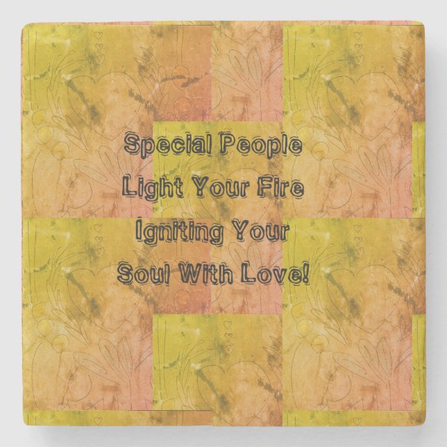 Special People   Stone Coaster (Front)