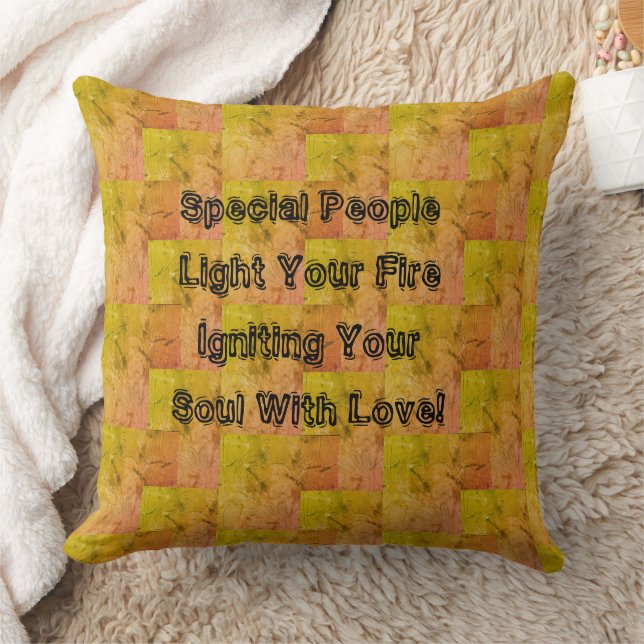 Special People Throw Pillow (Blanket)