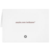 Special Person Cards (Back Horizontal)
