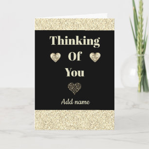 Special personalised thinking of you card