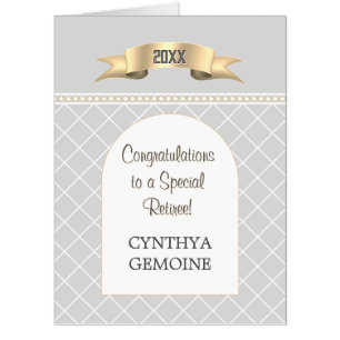 Special! Personalized BIG retirement Card