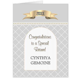 Special! Personalized BIG retirement Card