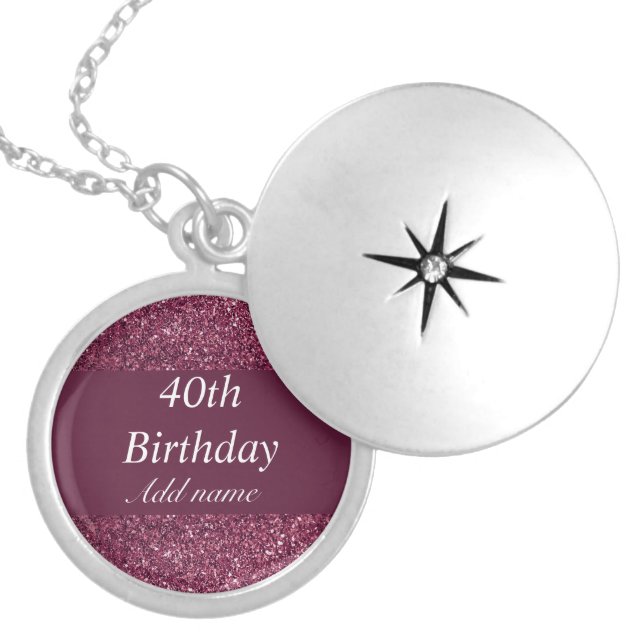 Special personalized birthday necklace gift (Front)