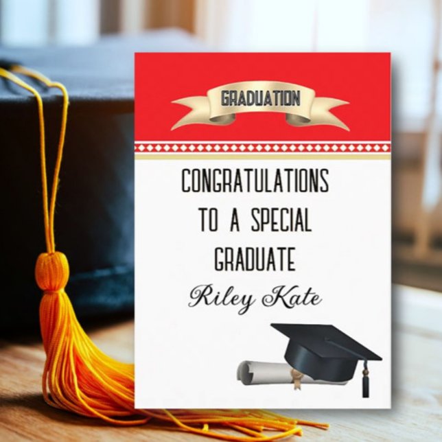 Special! Personalized graduation Card (Creator Uploaded)