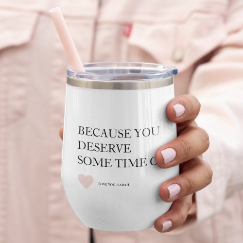 Special  Personalized Mothers Day Gifts  Thermal Wine Tumbler