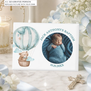 Special Photo Boy's Baptism Favor Magnet